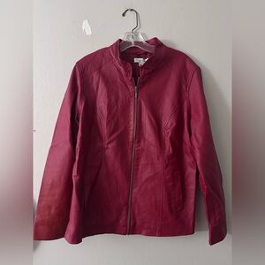 Christopher & Banks Red Bomber Jacket Classic Design